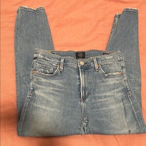 Citizens Of Humanity High Rise Blue Jeans